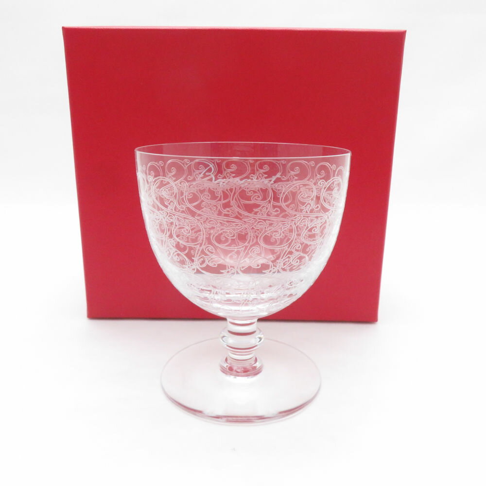 樂天商城 - 美品 Baccarat バカラ ローハン ワイングラス クリスタル 高さ10cm ウォーターゴブレット SU14095B4 【中古】
