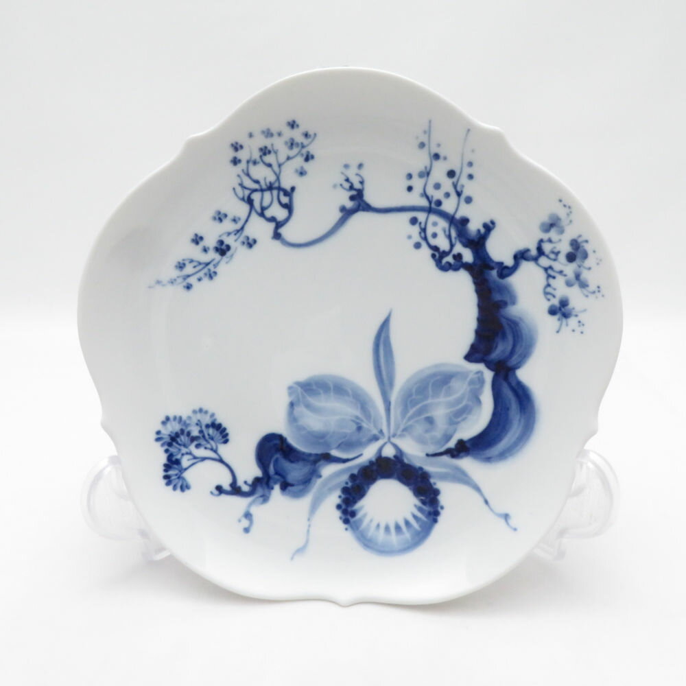 Rakuten - 未使用 MEISSEN マイセン ブルーオーキッド 23501 中皿 18.5cm ケーキプレート 高級テーブルウェア SU14143B4 【中古】