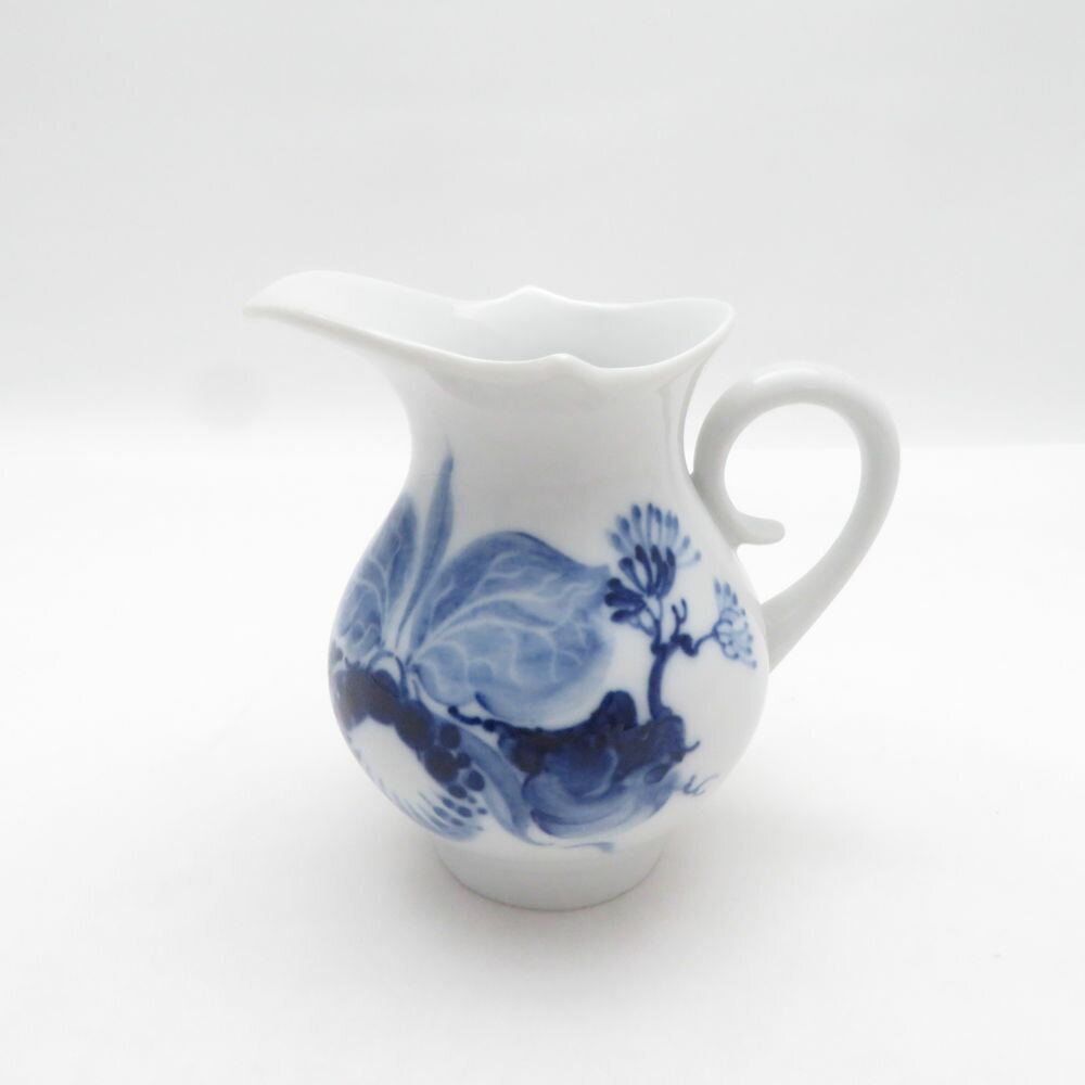 Rakuten - 未使用 MEISSEN マイセン ブルーオーキッド 23773 クリーマー 手付き クリーム ミルクポット 蘭 花 白磁 SU14152B4 【中古】