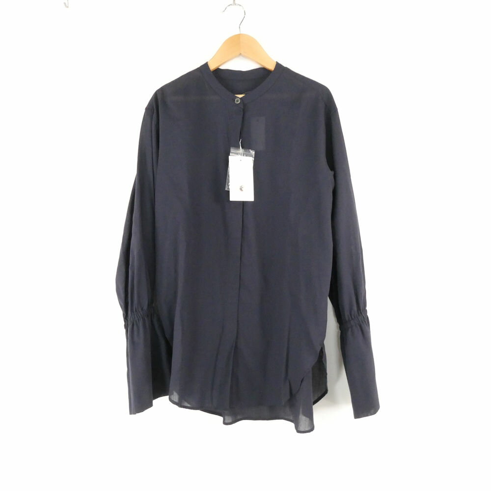 乐天商城 - 未使用 BEAUTY&YOUTH UNITED ARROWS ユナイテッドアローズ 1611-242-2387 ギャザースリーブ シャツ FREE コットン100％ 長袖 ブラウス ノーカラー フリル袖 レディース AD2012A69 【中古】