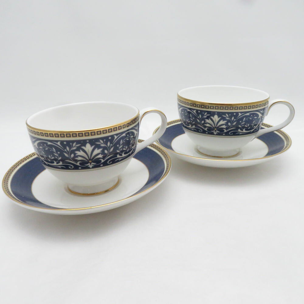 樂天商城 - 美品 ROYAL DOULTON ロイヤルドルトン CHALLINOR/ARCHIVES CHALLINOR チャリノー カップ＆ソーサー 2客 セット アーカイブ 英国 金彩 SU14541T2 【中古】