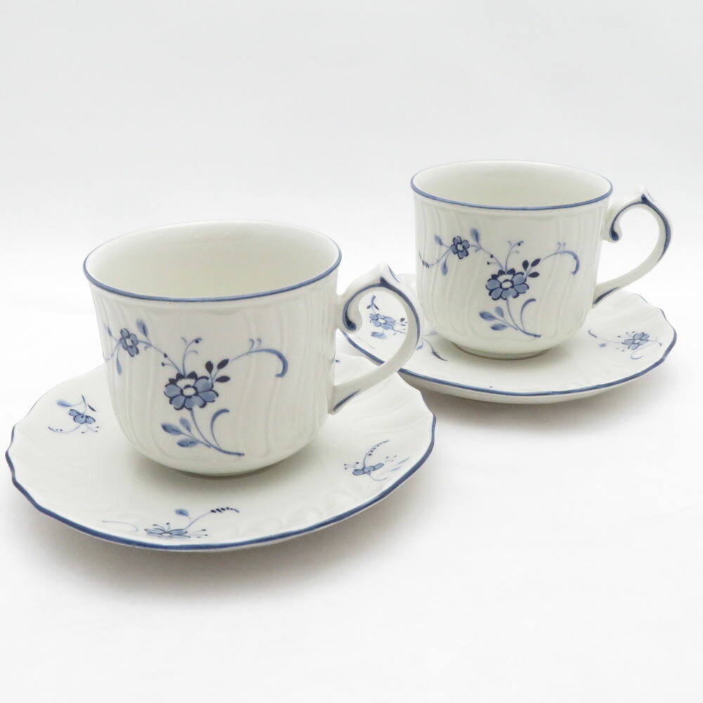 Rakuten - 美品 NIKKO ニッコー ビレロイ＆ボッホ edel blume エーデルブルーメ デミタスカップ＆ソーサー 2客 ペア SU14542T2 【中古】