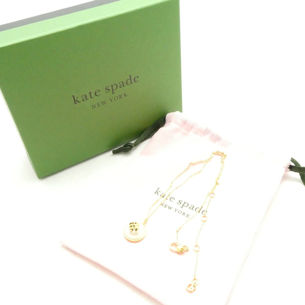 美品 kate spade ケイトスペード パール オン パール ミニ ペンダント…