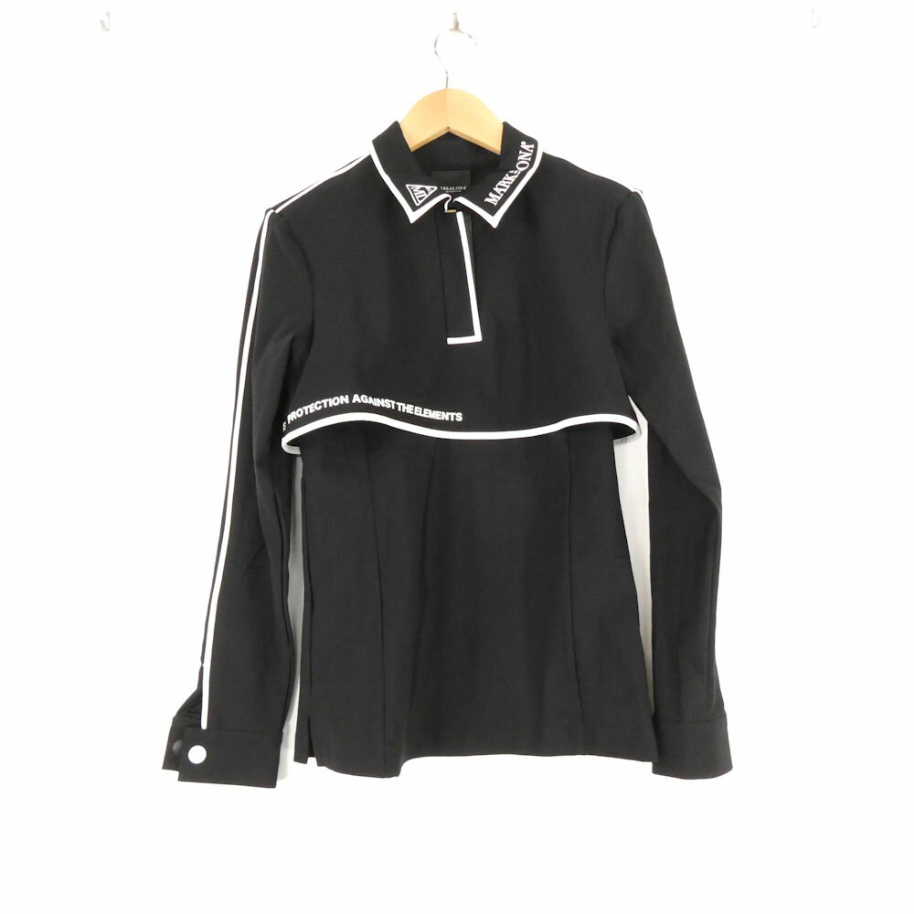樂天商城 - 美品 MARK&LONA マークアンドロナ Women Long-Sleeved Polo ポロシャツ 36(S) ナイロン ポリウレタン 長袖 ハーフジップ ゴルフウェア レディース AN3490A27 【中古】