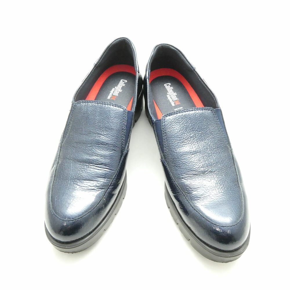 美品 CallagHan カラハン 89878 スニーカー 40(25.0cm～25.5cm相当) スリッポン 靴 シューズ レディース AN3606 