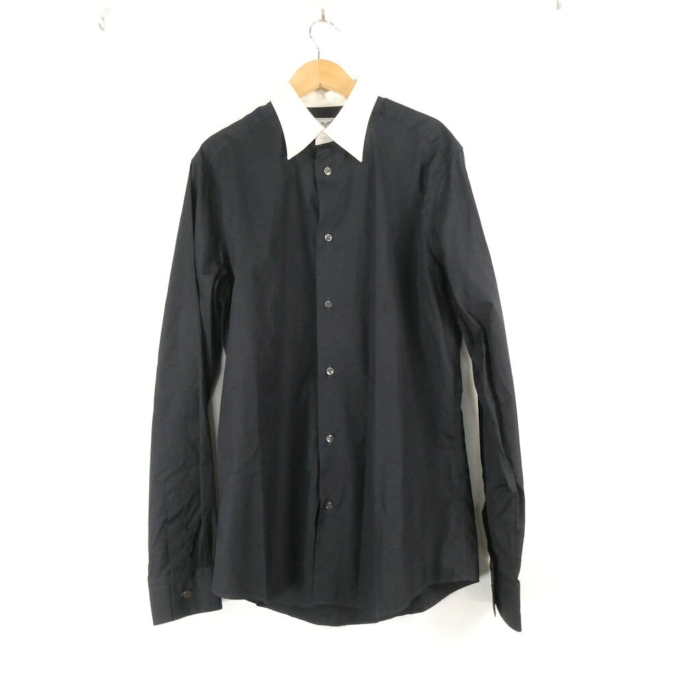 エルメス HERMES シャツ 長袖 総柄 17/43 紺 ネイビー /YT エルメス HERMES シャツ 長袖 総柄 17/43 紺 ネイビー /YT 楽天市場