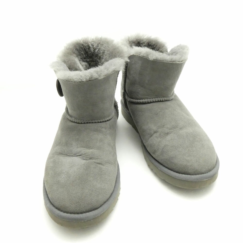 UGG アグ Mini Bailey Button ミニ ベイリーボタン ムートンブーツ 25cm ショート レディース AN3641 【中古】