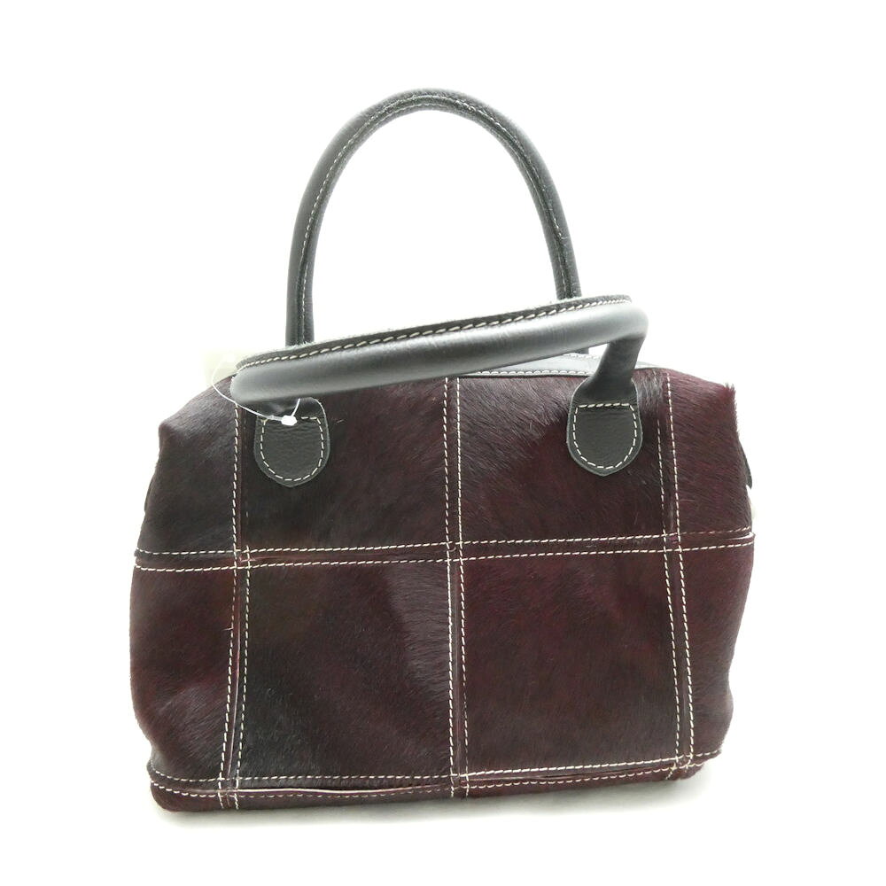 美品 INNUE イヌエ ハンドバッグ ハラコ レディース AM9024