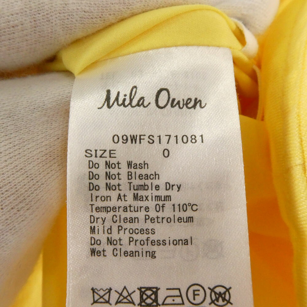 美品 Mila Owen ミラオーウェン 09WFS171081 リネンフレア スカート 0(S相当) 麻 ポリエステル ひざ下丈 レディース AN3726A42 【中古】 remove-store-10077957 reMOVE 楽天市場店 サンプル画像3