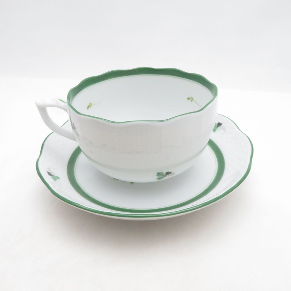 reMOVE 楽天市場店の美品 Herend ヘレンド VRH ウィーンの薔薇 ティーカップ＆ソーサー 紅茶 バラ SO4272D1 【中古】｜アングル2