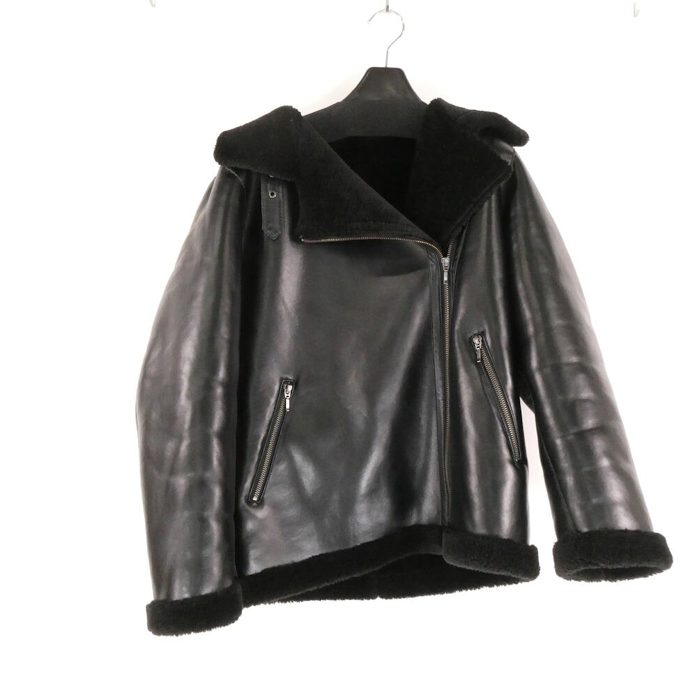 美品 BASILE28 バジーレ28 28-12VE06 ライダースジャケット 9…