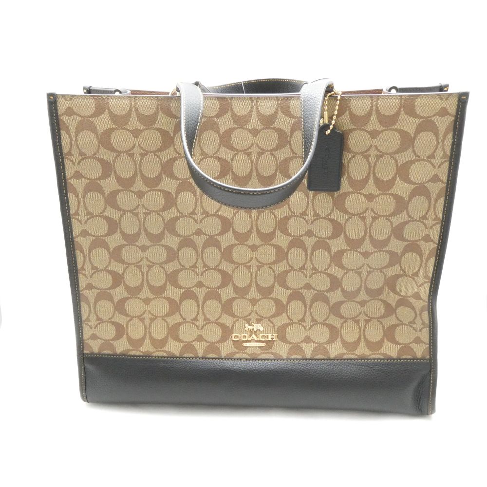 美品 COACH コーチ C7239 デンプシー トートバッグ ハンド AM9352