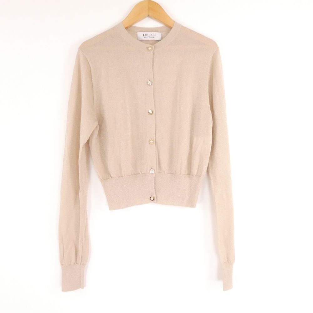美品 LOULOU WILLOUGHBY ルルウィルビー カーディガン 2(Mサイズ相当)…