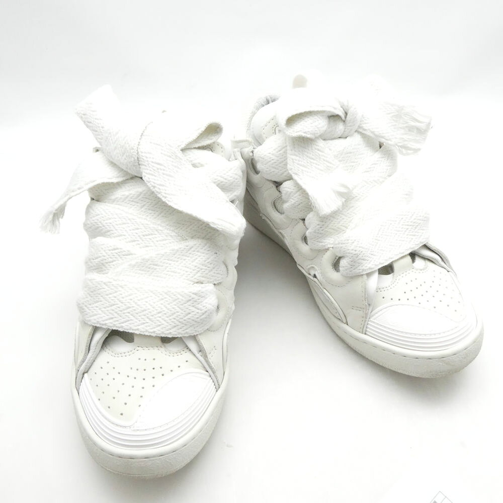LANVIN ランバン CURB SNEAKERS カーブ スニーカー 1点 38(24.0～24.5cm相当) 靴 シューズ 兼用 AN3977 【中古】