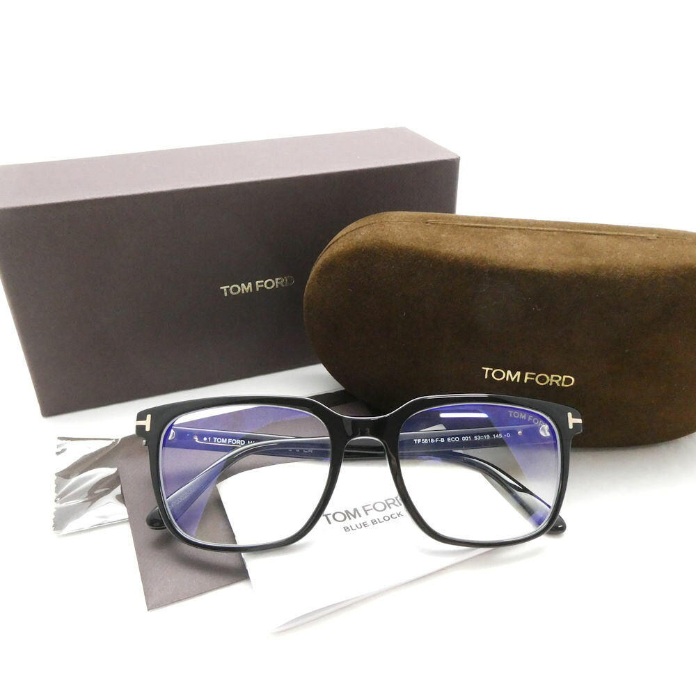 未使用 TOMFORD トムフォード TF5818 B ECO 001 メガネ 1点…