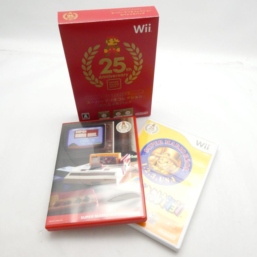 NINTENDO 任天堂 Wii 25周年 スーパーマリオコレクション スペシャルパック ソフト ゲーム 家庭用 HY1782 【中古】
