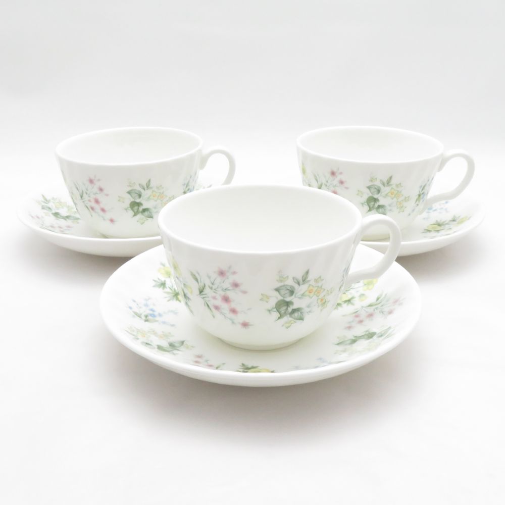 MINTON ミントン スプリングバレー カップ＆ソーサー 3客 セット SM6142C1 【中古】