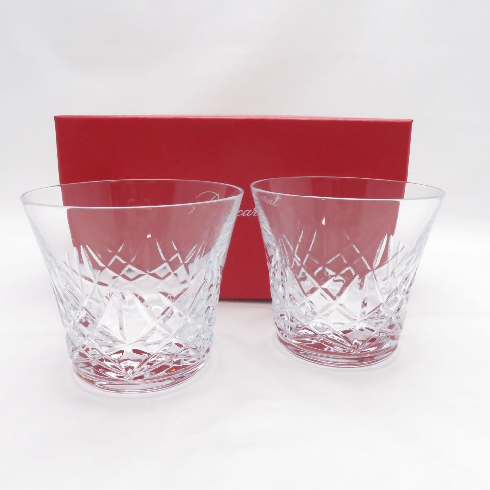 未使用 Baccarat バカラ アリア 2025年 タンブラー 2客 ペア ロックグラス オールドファッション SO4529P1 【中古】