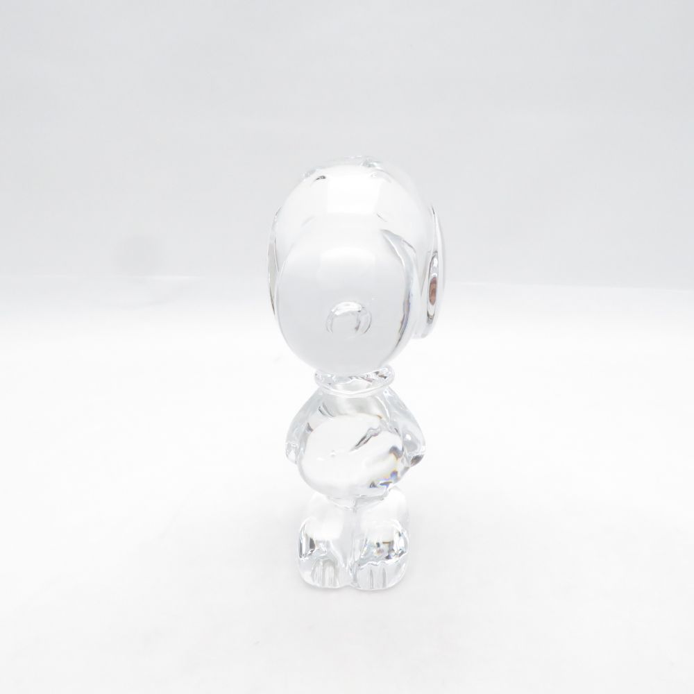 美品 Baccarat バカラ スヌーピー クリスタルオブジェ インテリア 置物 SO4617R1 【中古】