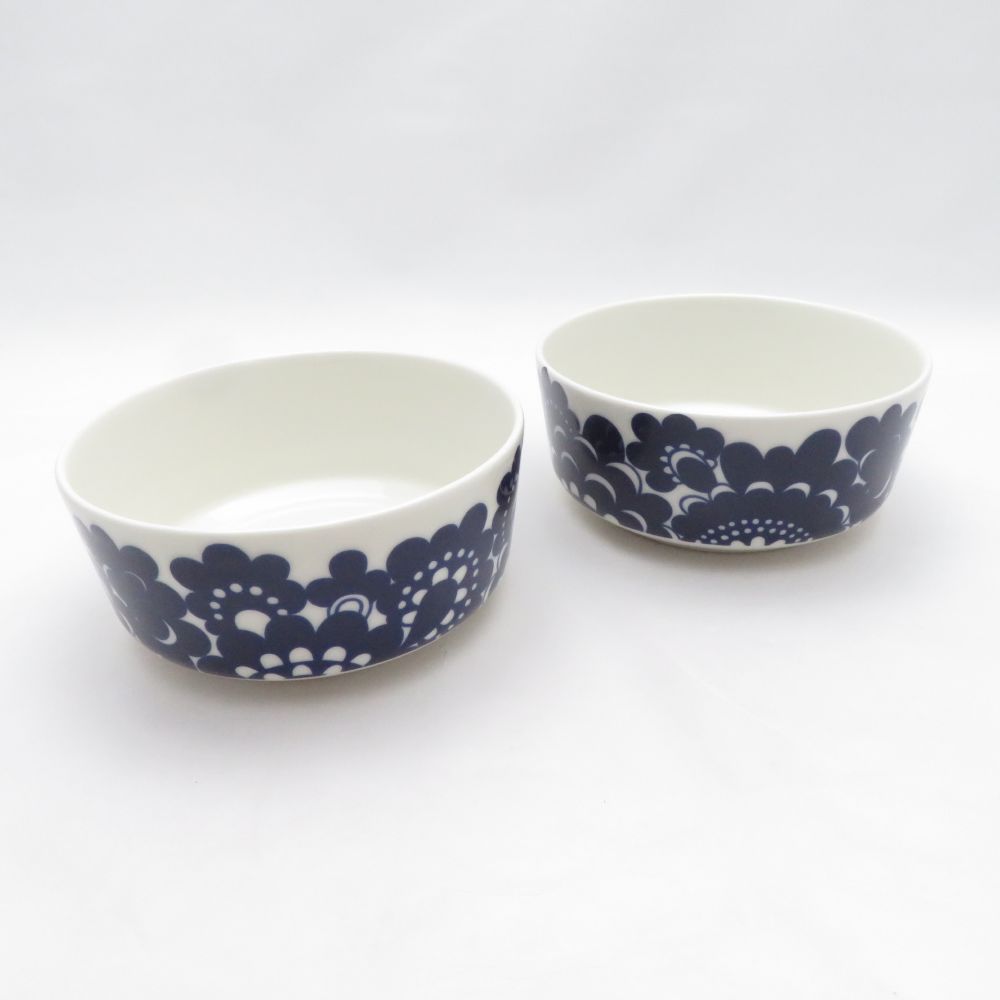 美品 ARABIA アラビア エステリ ボウル 2点 ペア 13cm 北欧 SO4648Q1 【中古】