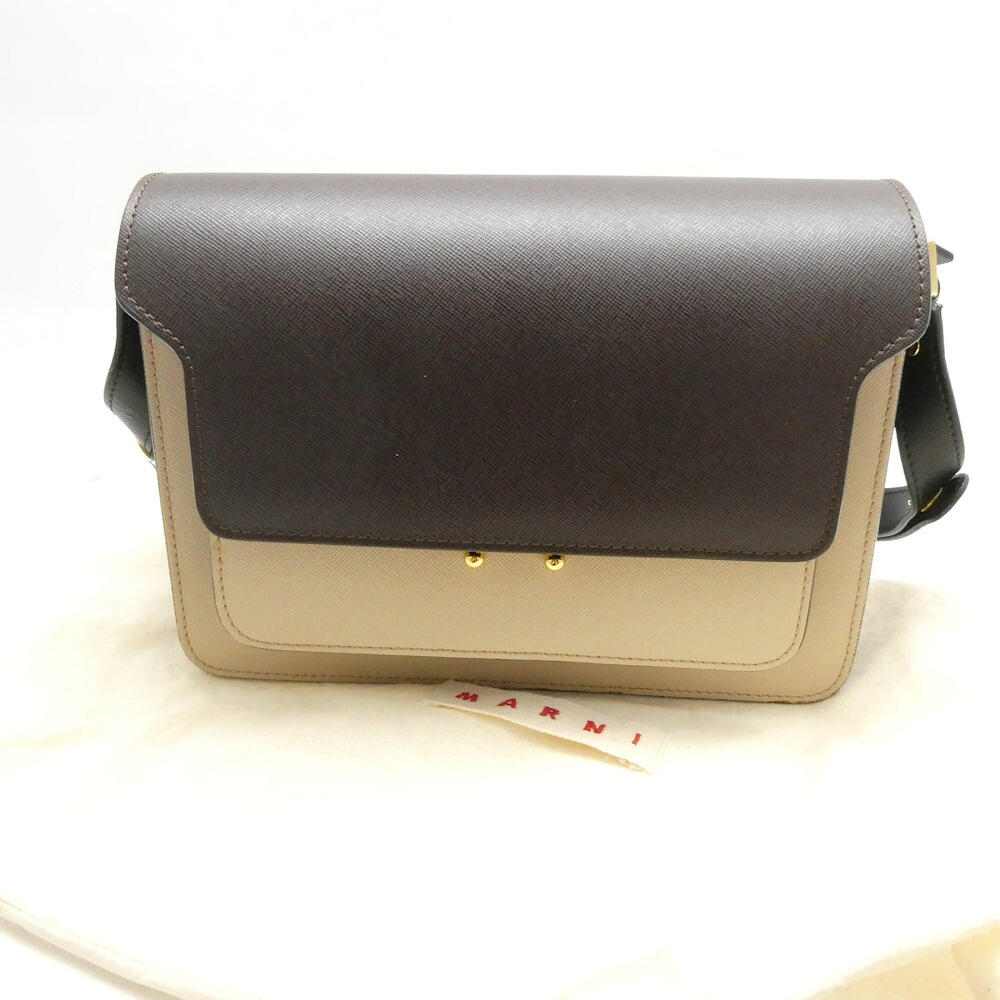 美品 MARNI マルニ SBMPN09U15 トランクバッグ 2WAY レディース AY8111 【中古】