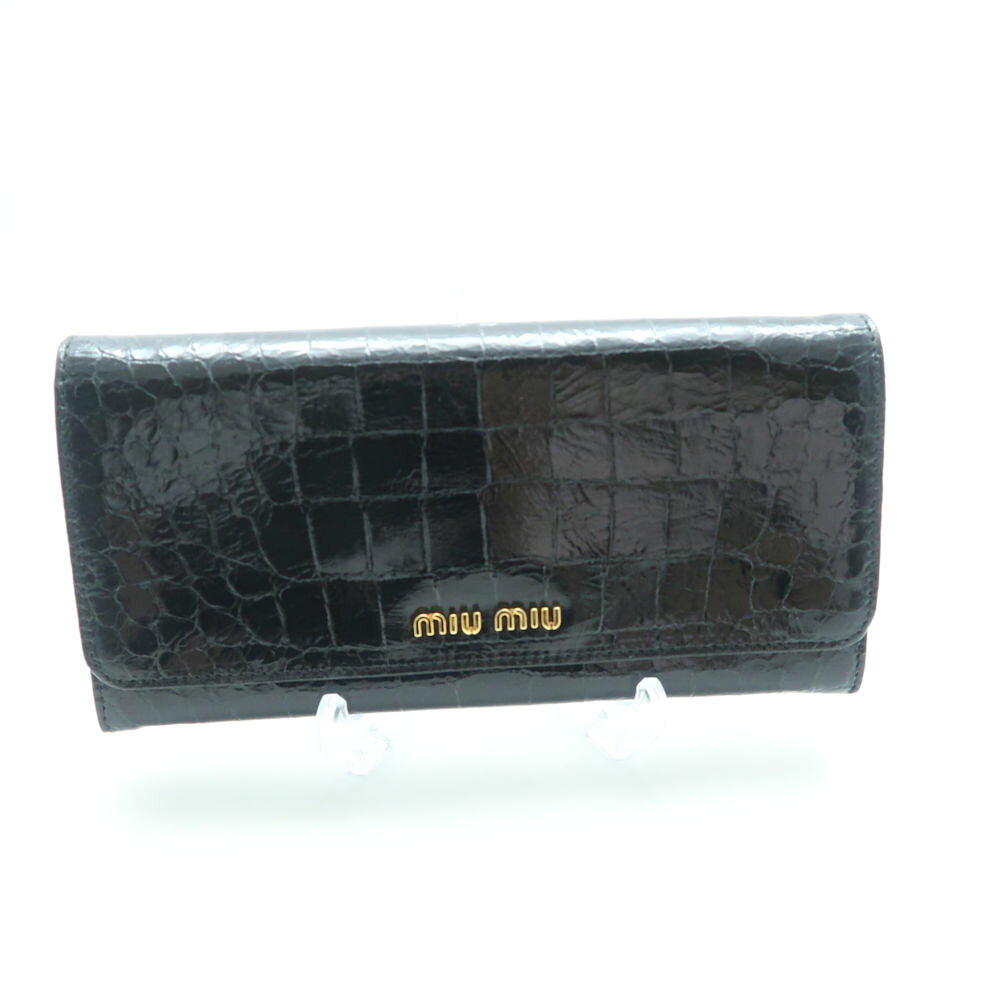 楽天市場】miumiu 財布 クロコの通販