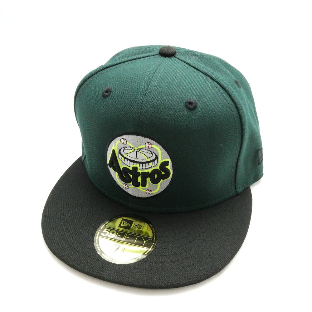 美品 NEW ERA ニューエラ DPW EXCLUSIVE FITTED CAP ASTRODOME 1986 HOUSTON TEXAS ベースボールキャップ 7 1/2 (59.6cm) ポリエステル100％ 59FIFTY 帽子 アストロドーム AY8638 【中古】