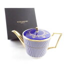ウェッジウッド ANTHEMION BLUE アンセミオンブルー ティーポット 1点 茶器 レア 希少 SY3849A3 【中古】