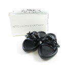 美品 STELLA McCARTNEY ステラマッカートニー 810119AP00I0 エアスライド サンダル ブラック 38(25cm) レディース AY41...