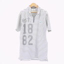 美品 le coq sportif ルコックスポルティフ QG2712 ハーフジップトップス 1点 ホワイト LL ポリエステル100% ゴルフ メンズ AY3...