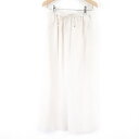 美品 UNITED ARROWS ユナイテッドアローズ 1524-299-4774 ロングスカート 1点 オフホワイト 36 ポリエステル100% スリット レ...