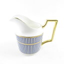 美品 WEDGWOOD ウェッジウッド ANTHEMION BLUE アンセミオンブルー クリーマー 1点 250ml クリーム ミルク 英国 ゴールド レア ...