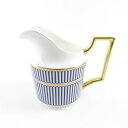 美品 WEDGWOOD ウェッジウッド ANTHEMION BLUE アンセミオンブルー クリーマー 1点 250ml クリーム ミルク 英国 ゴールド レア ...