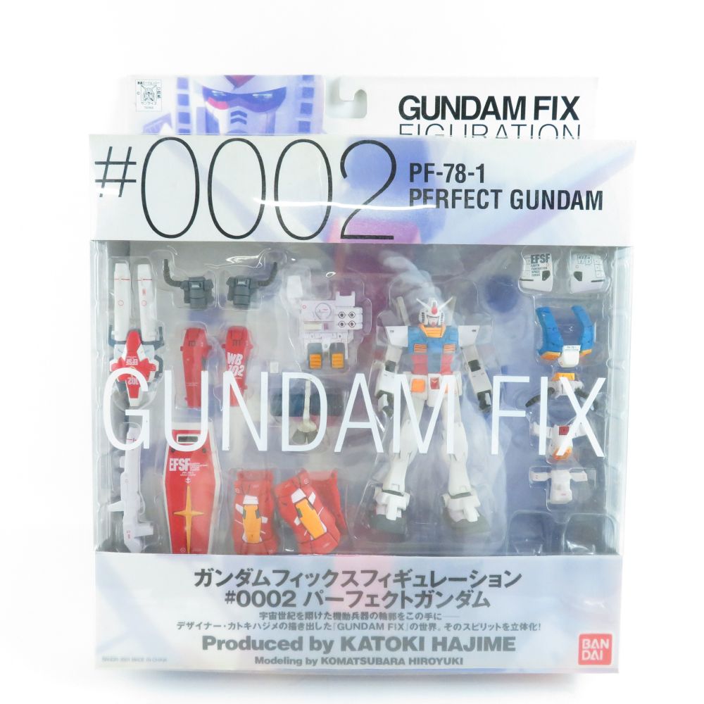 未使用 BANDAI バンダイ GUNDAM FIX FIGURATION 0002 パーフェクトガンダム フィギュア 1点 GFF ガンプラ プラモデル ホビー トイ 模型 HU626C 【中古】