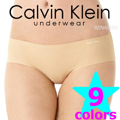 【メール便送料無料】カルバンクライン ショーツ レディース Invisible Hipster ヒップスター パンツ 無地 CK Calvin Klein下着 レディース ショーツ セレブ セクシー ランジェリー ヨガ ピラティス