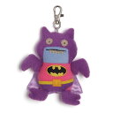 UGLYDOLL アグリードール パープルバットマン Batman アイスバット ICE-BAT キーホルダー【GUND ガンド】 キャラクター ぬいぐるみ キーチェーン バックパッククリップ モンスター DC COMIC コミック GUND社認定 日本正規総代理店 4042987