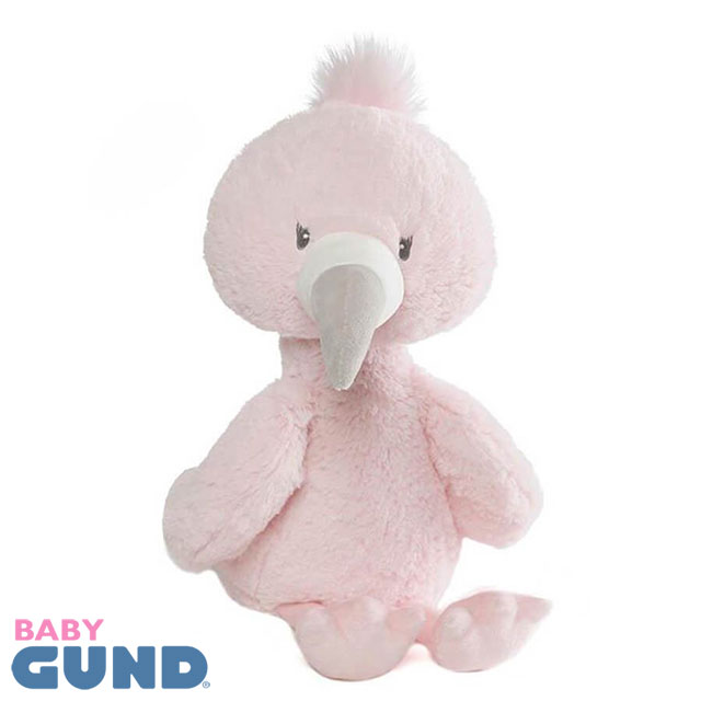 ベビートゥースピック フラミンゴ L Baby Toothpick Flamingo【babyGUND ベビーガンド】 ぬいぐるみ 手触りふわふわ 赤ちゃん 出産祝い ふらみんご GUND社認定 日本正規総代理店 #4061813 #6052123