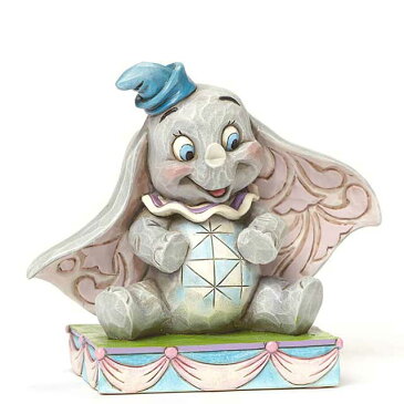 ダンボ Dumbo Personality Pose【Disney Traditions】ディズニー フィギュア 置物 DUMBO ぞう 象 ゾウ JIM SHORE ジムショアー 彫像 木彫り風 インテリア ギフト プレゼントEnesco社認定 日本正規総代理店