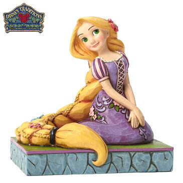 ラプンツェル Rapunzel Personality Pose【Disney Traditions】ディズニー フィギュア 置物 塔の上のラプンツェル プリンセス JIM SHORE ジムショアー 彫像 木彫り風 インテリア ギフト プレゼントEnesco社認定 日本正規総代理店