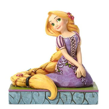 ラプンツェル Rapunzel Personality Pose【Disney Traditions】ディズニー フィギュア 置物 塔の上のラプンツェル プリンセス JIM SHORE ジムショアー 彫像 木彫り風 インテリア ギフト プレゼントEnesco社認定 日本正規総代理店