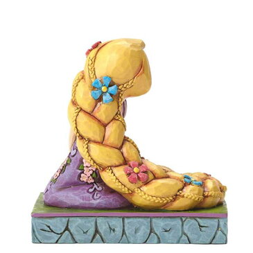 ラプンツェル Rapunzel Personality Pose【Disney Traditions】ディズニー フィギュア 置物 塔の上のラプンツェル プリンセス JIM SHORE ジムショアー 彫像 木彫り風 インテリア ギフト プレゼントEnesco社認定 日本正規総代理店