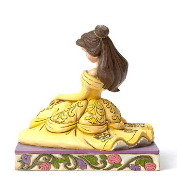 ベル Aurora Personality Pose【Disney Traditions】ディズニー フィギュア 置物 美女と野獣 プリンセス JIM SHORE ジムショアー 彫像 木彫り風 インテリア ギフト プレゼントEnesco社認定 日本正規総代理店