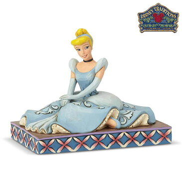 シンデレラ Cinderella Personality Pose【Disney Traditions】ディズニー フィギュア 置物 プリンセス JIM SHORE ジムショアー 彫像 木彫り風 インテリア ギフト プレゼントEnesco社認定 日本正規総代理店