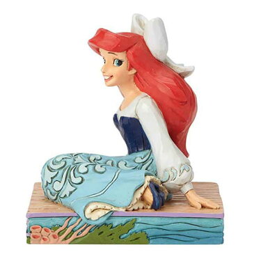 アリエル Ariel Personality Pose【Disney Traditions】ディズニー フィギュア 置物 リトル・マーメイド 人魚 プリンセス JIM SHORE ジムショアー 彫像 木彫り風 インテリア ギフト プレゼントEnesco社認定 日本正規総代理店