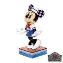 ミニー セーラースタイル Minnie Sailor Personality Poseディズニー フィギュア 置物 JIM SHORE ジムショアー ミニーマウス Minnie Mouse 彫像 木彫り風 インテリア ギフト プレゼントEnesco社認定 日本正規総代理店 #6008080