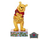 プーさん スタンディングポーズ Pooh Standing Personality Pose【Disney Traditions】ディズニー フィギュア 置物 プーさん JIM SHORE ジムショアー 彫像 木彫り風 インテリア ギフト プレゼントEnesco社認定 日本正規総代理店 #6008081