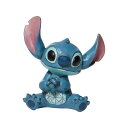 スティッチ ミニ【Disney Traditions】ディズニー フィギュア 置物 リロ アンド スティッチ Stitch JIM SHORE ジムショアー 彫像 木彫り風 インテリア ギフト プレゼントEnesco社認定 日本正規総代理店 6009002