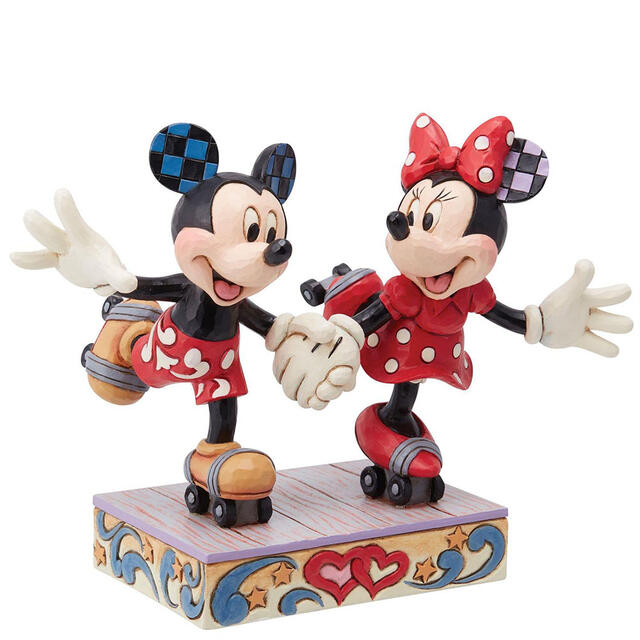 樂天商城 - ミッキー＆ミニー ローラースケート【Disney Traditions】 #6014315