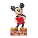 ミッキー ハート パーソナライザブル【Disney Traditions】ディズニー フィギュア 置物 JIM SHORE ジムショアー 彫像 木彫り風 インテリア ギフト プレゼント ミッキー MickeyEnesco社認定 日本正規総代理店 #6016329(3)