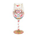 Lolita ワイングラス Mother of the Brideロリータ ハンドペイント グラス wine glass プレゼント おしゃれ ギフト キュート ポップ アメリカ セレブ愛用 ブランドEnesco社認定 日本正規総代理店 #6012020